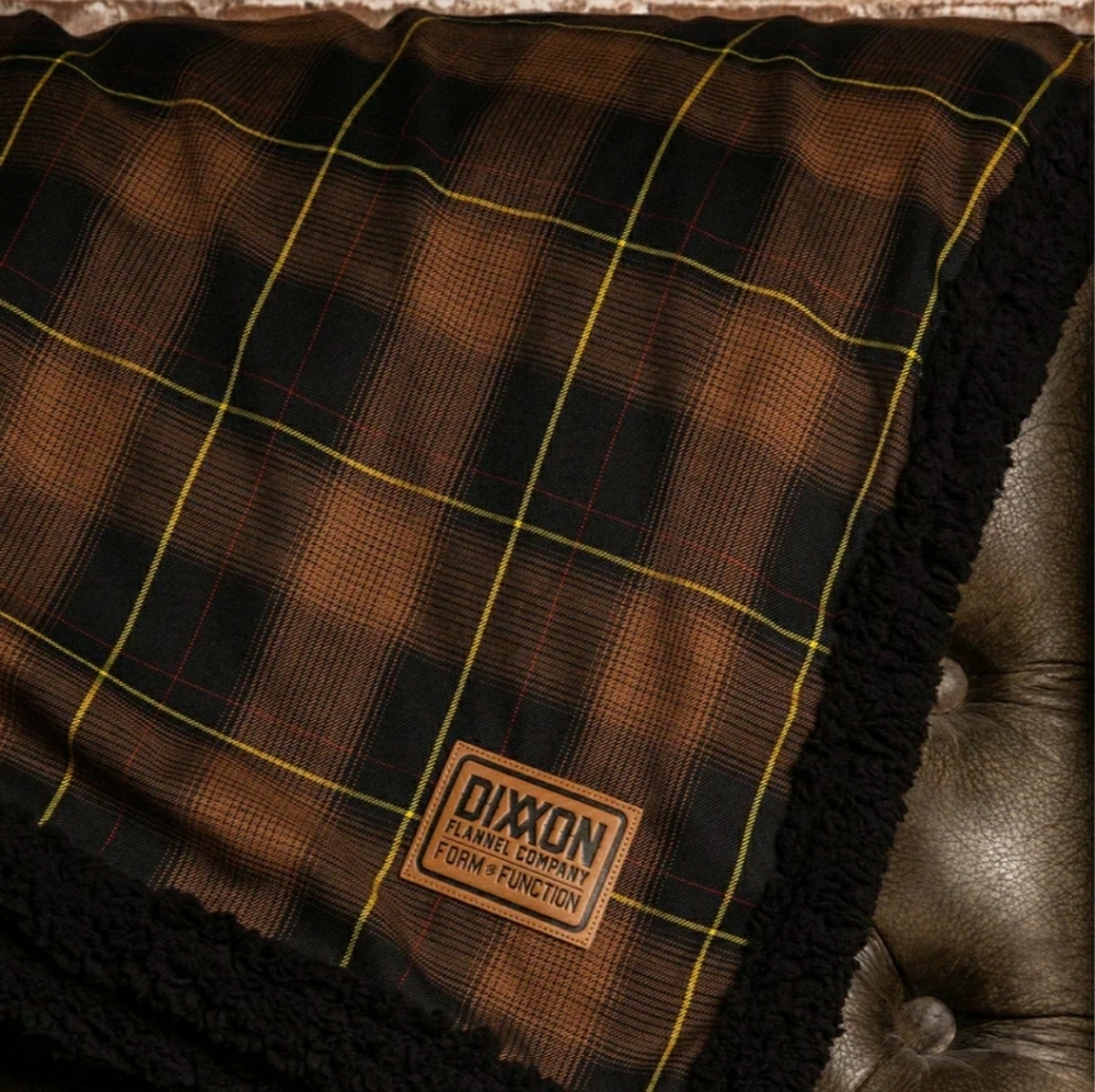 DIXXON FLANNEL "THE HIVE" 60 X 72 BLANKET
